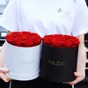 Boîte cadeau de seau rose préservé Round Hug Backet Éternel Mariage immortel Saint Valentin pour petite amie maman épouse 240228
