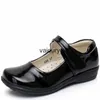 Flat Those New Girls Leather Shoes для Ldren Pu School Black Princess Dress Flower Weald White Kids Etiquetteh24229