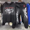 HellStar Blobierzy Mężczyźni Shark Tee Pullover Letter Print Druk długi rękaw z kieszenią ubrania moda męska Women Wysoka jakość