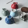 Tazas Taza de cerámica de estilo nórdico, taza para desayuno y leche para el hogar, café para oficina, tazas de agua de alta belleza para adultos, utensilios de cocina