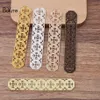 BoYuTe 30 Pieces Lot 82 15MM Metal Brass Stamping Plate Filigree Diy Hand Made Jewelry Findings Components226W