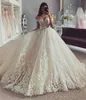 2024 Schulterfrei Prinzessin Brautkleider Spitze Applikationen Falten A-Linie Lange Brautkleider Schatzausschnitt Elegant Herrlich Vestido De Novia