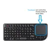 Toetsenboards Hot Mini 2.4G RF draadloos toetsenbord Spaans Frans Russisch Engelse toetsenbord Backlight Touchpad Mouse voor PC Notebook Smart TV Box