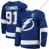 Steven Stamkos Lightning 2024 Terceira camisa Nikita Kucherov Vladislav Namestnikov Andrei Vasilevskiy Brayden Point Hedman Tampa Bay Colton Killorn Venda quente