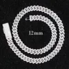 Yu Ying Miami Chain 10mm 12mm 13mm 15mm Wide Sterling Sier Iced Out Moissanite Watch Cuban Link Armband