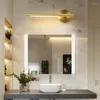 Wall Lamp Vanity Lights Bathroom Fixture Mirror Sconces Copper Material Modern Indoor Home Decor Bedroom Loft Bed Led Lighting