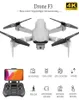 Drone F3 avec Gps 4k 5g Wifi vidéo en direct Fpv Quadrotor 25 Minutes Rc Distance 500m Drone Hd grand angle double caméra Rc Dron13385808