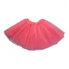 Saias Mulheres Adulto 80s Vintage Tulle Saia Em Camadas Curto Tutu Ballet Malha Petticoat