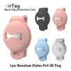 Hundebekleidung 1PCS für Apple Airtag Fall Katzenhalsband GPS Finder Bunte leuchtende schützende Silikon Air Tag