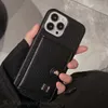 Etui na iPhone 15 Pro Max skórzane kobiety, 15 14 plus portfel 13 12 Pro XR Designer luksusowy uchwyt na karty Doskonały chwyt wstrząsowy Ultra Slim Cover Cefl Cover Skórz