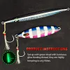 Ami da pesca OBSESSION 10 pz Metallo Assist Hook Anello solido Jig Lure Spinato Assist Ganci Pesca Peche Piuma Amo da pesca Lento Jig Accessori