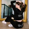 Juicy Tracksuit Designer Womens Piece Set Woman Tracksuit Tracks Two Piece Pantal