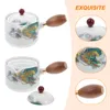 Ensembles de vaisselle théière en céramique faisant des bouilloires Simple rotatif 360 degrés de Rotation céramique décorative maison voyage chinois