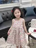 Nouvelles robes de fille Robe de princesse Petite jupe de bébé à imprimé floral Taille 90-150 CM enfants vêtements de marque fronde enfant redingote 24Feb20