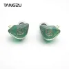 ヘッドフォンTangzu Wan er SG Jade Green 10mmダイナミックドライバーHifi Inear Earphone Monitorデタッチ可能0.78mm 2ピン音楽オーディオファイルイヤホン