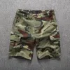 Shorts pour hommes Tactique Militaire Cargo Hommes Coton Multi-poche Mode Casual Classique Lâche Plage Cinq Points Pantalon Été Mâle