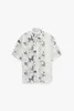 Chemises décontractées pour hommes 7380400 Bubble Wrap Summer Vintage Print Loose Couple Trend Shirt pour hommes 7380/400