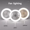 Ceiling Fans With Light Remote Control Dimmable Lamp Bulb Indoor Bedroom Chandelier Cooling Fan Led