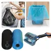 Dog Carrier 1pc Pet Long Handle Pooper Bags Cat Pick Up Poop Bag Blue Or Black Random Color 30x35cm For Leaves And Yard Waste