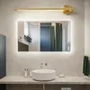 Duvar lambası Vanity Lights Banyo Fikstür Ayna Accans Bakır Malzeme Modern İç Ev Dekoru Yatak Odası Çatı Yatağı Led Aydınlatma