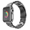 Designer 2 w 1 Pasek matali ze stali nierdzewnej z obudową do Apple Watch Ultra 49 mm 41mm 45 mm 38mm 42 mm 40 mm 44 mm Luksusowy Złote Pokra