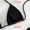 Traje de baño para mujer 2024 Micro Bikini Set Mujeres Vendaje Traje de baño Mariposa Impresión Bikinis Cintura baja Tanga Triángulo Trajes de baño sin respaldo