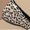 Casual Shoes 2024 Spring and Autumn Women's Korean Style Leopard Bow Crystal Design Ladies 'Flats Mary Jane Boat