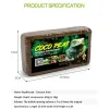 Substrat 600g Sol de noix de coco pour reptiles Substrat naturel en fibres de noix de coco Lézard Tortue Reptile Literie Sol Reptile Terrarium Fournitures de fond