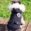 Jaquetas macias com capuz, roupas de algodão quente para cães pequenos, à prova de vento, casaco para cachorro, roupas de inverno para yorkies e chihuahua