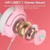 Headphones ONIKUMA K9 Wired Headphones with RGB Light Flexible HD Mic 3.5mm Gaming Headset Computer Earphones for PC Gamer PS4 XBox