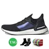 Ultraboost 19 Ultra 4 Boost Уличные теннисные туфли Fashion Panda Triple White Black Grey ISS US Night Flash Solar Yellow Мужские женские спортивные кроссовки на платформе