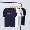 Hilfigers T-shirt Designer luksusowy moda Mężczyźni najwyższej jakości koszulki krótkie rękawy Summer okrągły bawełniany luźne codzienne podkład