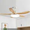 Ventilatore da soffitto grande e semplice con luce a pavimento alto e basso, moderni ventilatori a LED nordici, lampada, soggiorno, telecomando, motore CC