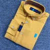 2024 Little Horse Mens Shirt Polo Polos Long Sleeve Business Autumn Leisure Men Casual Loose Motion Current 555ggg