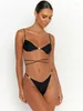 Damenbadebekleidung Sexy Bikini Micro Tanga Frauen Badeanzug Push Up Biquini Brasilianischer Soild Badeanzug Patchwork Beachwear