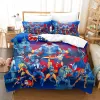 Ensemble de literie Thundercats Single Twin Full Full King Size Bed Set Aldult Kid Bedroom Duvetcover Set 3d Print Anime 2022 Kawaii