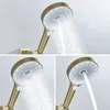 M Boenn Golden Shower System Moder Smart Bathroom Soffione doccia a pioggia di lusso completo per docce Set di rubinetti Nuovo pulsante da incasso a parete Miscelatore termostatico Controller