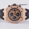 Sukienka zegarek na rękę Modną nadgarstek EPIC Royal Oak 26470 lub męskie zegarki 18K Rose Gold Automatyczne mechaniczne mechaniczne Słynne zegarek Sports Watch With Diam