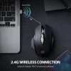 Мыши LOERSS Беспроводная Bluetooth Бизнес-офисная мышь Эргономичная оптическая бесшумная Bluetooth 5,0 для ПК Бизнес-офисная беспроводная мышь