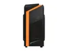 DIY-F2-O Black/Orange USB 3.0 Micro-ATX Mini Tower Gaming Computer Case med 2 X Orange LED-fläktar (förinstallerad)