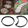 Path Maker Stampo Stampi in plastica per calcestruzzo Riutilizzabile fai-da-te manualmente Cemento Mattoni Pietra Strada Giardino Edifici Pavimentazione Stampo Decor Jardin 240220