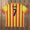 2013 2014 Pedro Mens Retro Soccer Jerseys Alexis Puyol 1998 2012 A. Iniesta Rivaldo Ronaldinho Guardidla Home Away 3 -й футбольные рубашки