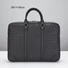 10A bott Men's bag Black special cowhide crossbody bag briefcase Mont blanc Brief case full leather box bag Designer Bag Handbag luxury bag Press bag 718A