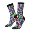 Chaussettes pour hommes Hip Hop rétro champignon fou champignon unisexe Harajuku motif imprimé bonne nouveauté équipage chaussette cadeau pour garçons