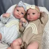 Куклы 50 см, готовые куклы Reborn Baby LouLou Awake Twins Girl, реалистичные силиконовые виниловые новорожденные 3D-кожа с видимыми венами, игрушки «сделай сам» для девочек