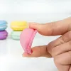 Schattige Macaron-doos Taartvorm Studs Ring Ketting Sieradenopslag Displaydozen Stud Gomopslag Mini Macaroon-doos 2024229