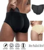 Men039s Butt Lifter Hip Enhancer Shaper Slips rembourrés Bum Sous-vêtements sans couture Shaperwear Hip Enhancer Sous-vêtements pour hommes Plus S67261113