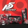 Fall för Nintendo Switch / OLED Protective Case Set Game Console Protective Case Bag Persona 5 Laddningsbasdammtäcke Tillbehör