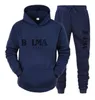 Vêtements de sport pour hommes de créateurs populaires quatre saisons mode sweat à capuche imprimé 2 pièces paire sweat à capuche décontracté ensemble taille américaine S-XXXL