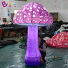 2M 6.5ft highwholesale usine au détail éclairage gonflable modèles de champignons ballons de champignons artificiels plantes de simulation pour la décoration extérieure avec ventilateur